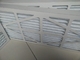 Piatto di alluminio della struttura di efficienza media e filtro dell'aria piegante galvanizzato filtrazione della struttura